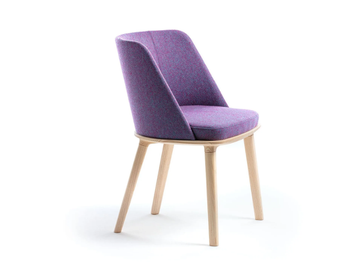 SATURDAY 01 - Upholstered fabric chair by Very Wood - view 2